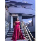 Vestido Longo Marsala de Zibeline